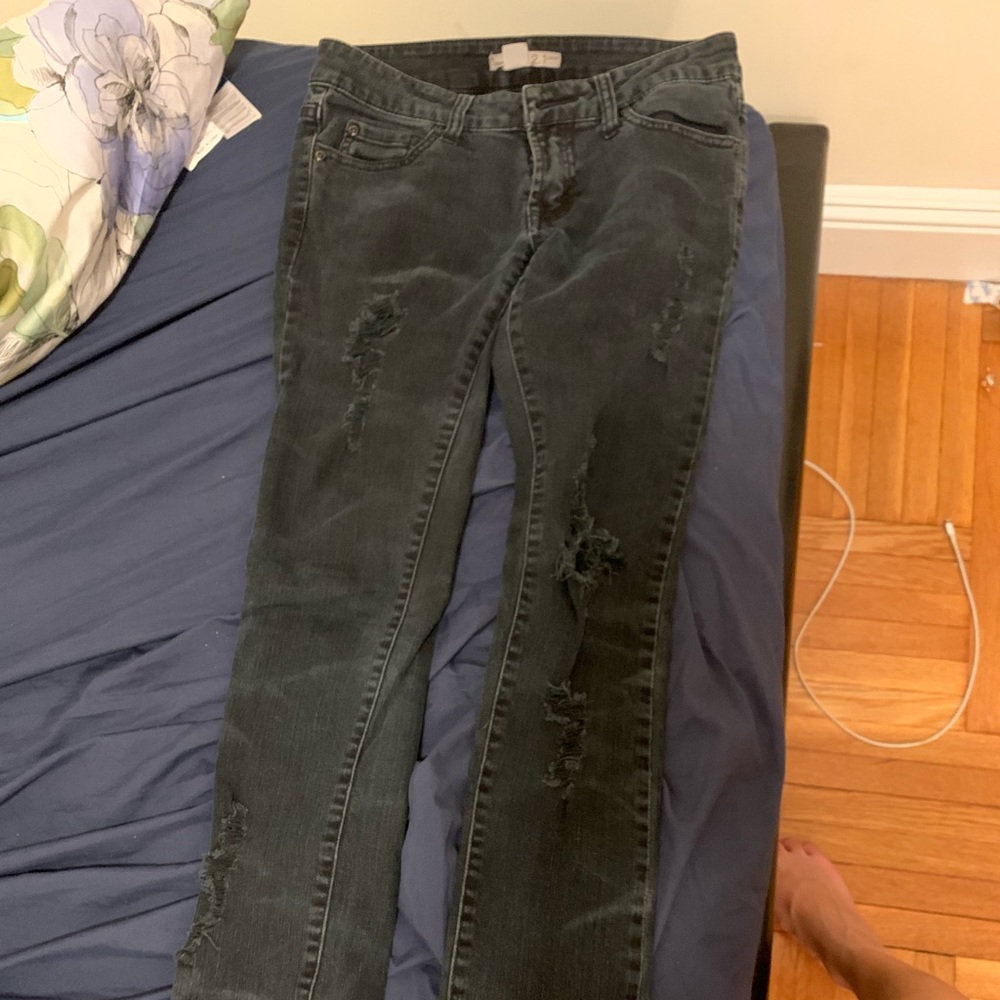Forever 21 ripped jeans